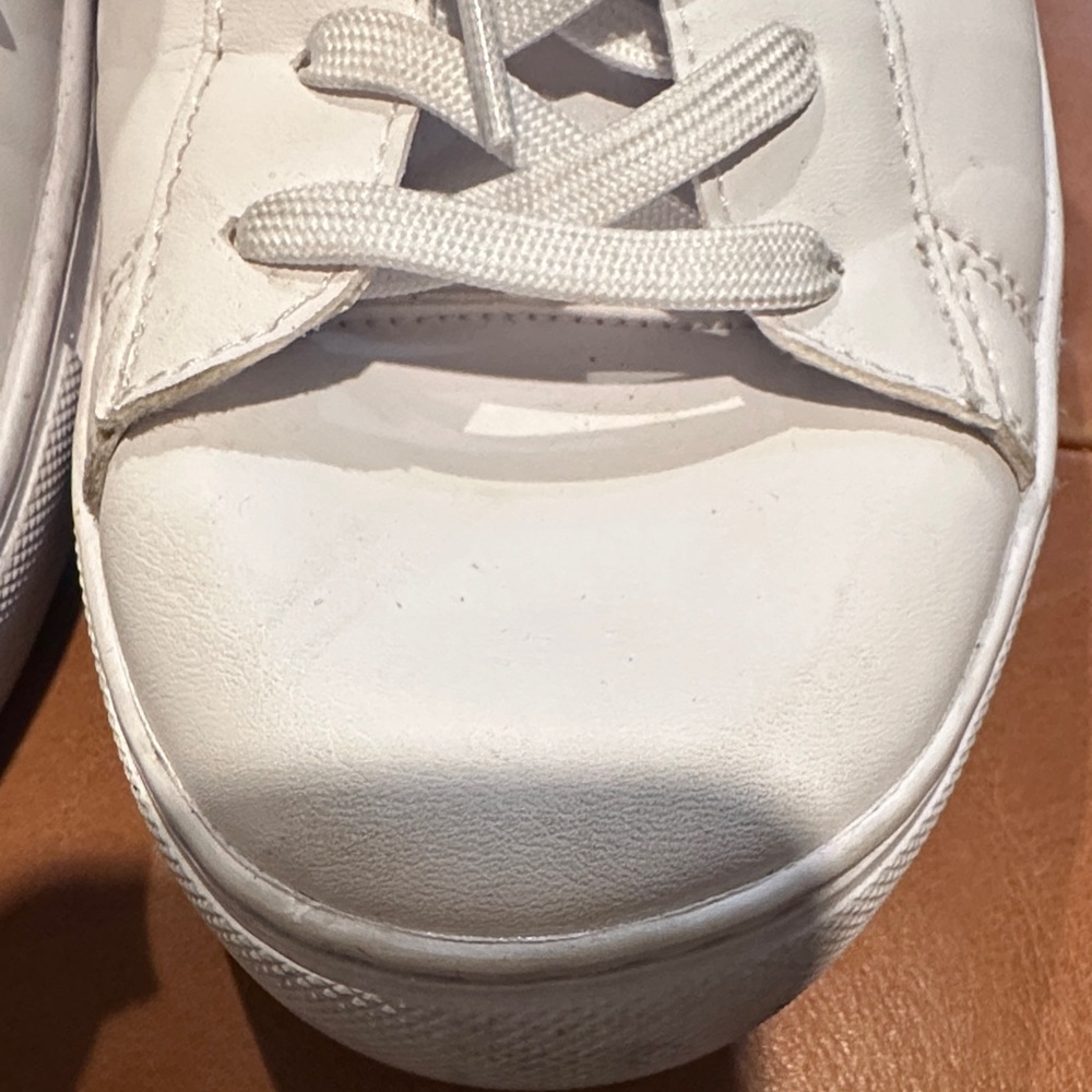 Tommy Hilfiger Men's Classic White Sneakers - Picture 10 of 13